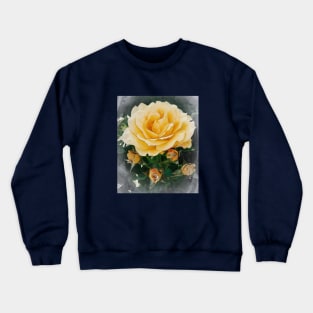 Yellow Rose Crewneck Sweatshirt